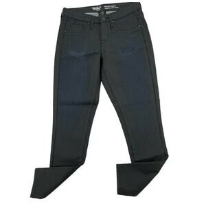 Mossimo Denim Pants Women's Size 2 Mid Rise Jegging Skinny Coated Casual Jeans